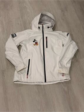 Rare Disney Parks Helly‎ Hansen Hooded Waterproof Rain Jacket